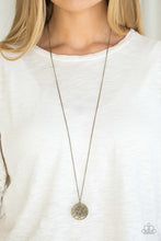 Load image into Gallery viewer, Save The Trees Brass Necklace