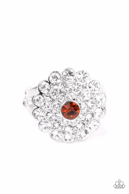 Effervescent Crescendo Brown Ring