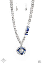 Load image into Gallery viewer, Tiered Talent Blue Necklace