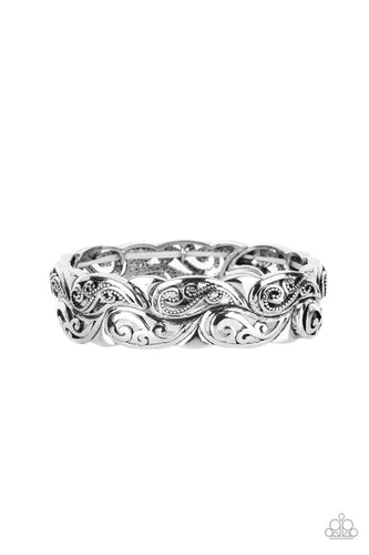 Paisley Portico Silver Bracelet