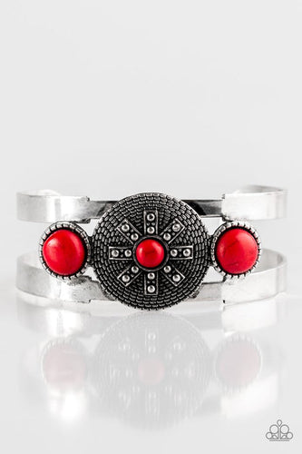 Here Comes The SUNDIAL Red Bracelet