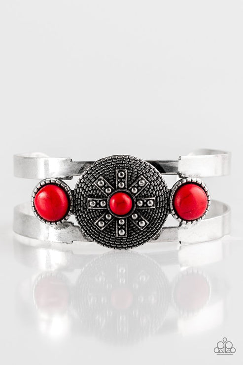 Here Comes The SUNDIAL Red Bracelet