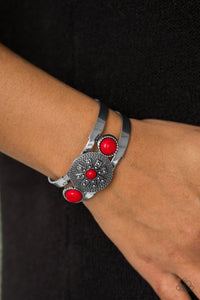 Here Comes The SUNDIAL Red Bracelet