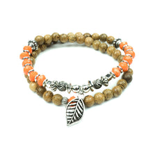 Load image into Gallery viewer, Wonderfully Woodland Orange Bracelet