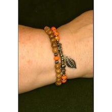 Load image into Gallery viewer, Wonderfully Woodland Orange Bracelet