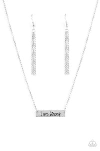 Be Strong Silver Necklace