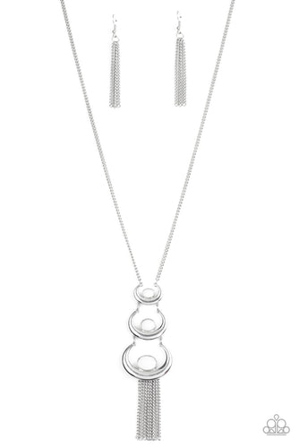 As MOON As I Can White Necklace