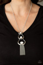 Load image into Gallery viewer, As MOON As I Can White Necklace