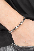 Load image into Gallery viewer, Magnetic Mantra Silver Bracelet