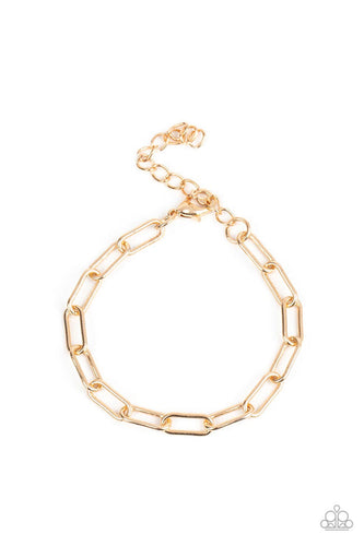 Lit Locomotion Gold Bracelet