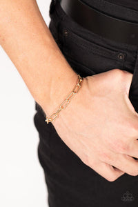 Lit Locomotion Gold Bracelet