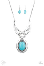 Load image into Gallery viewer, Divide and RULER Blue Necklace