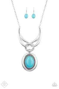Divide and RULER Blue Necklace
