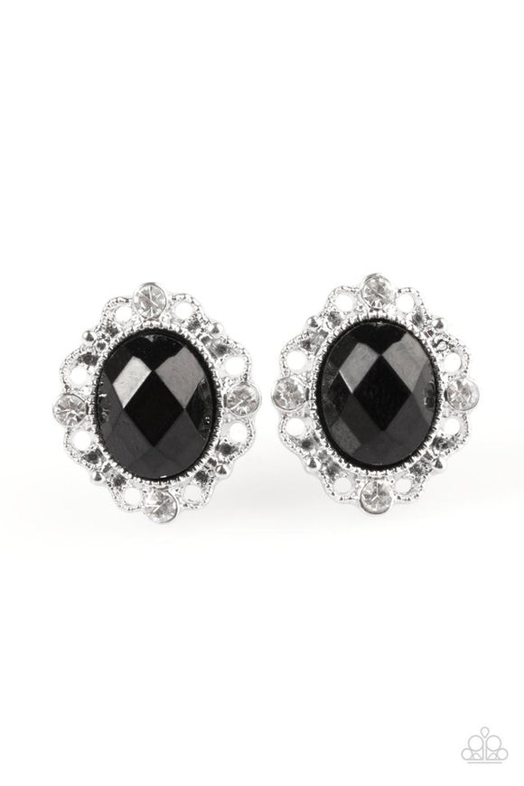 A Spring Wedding Black Earring