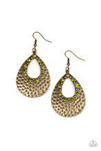 Load image into Gallery viewer, Terraform Twinkle Green Earring