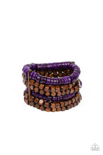 Load image into Gallery viewer, Fiji Fiesta Purple Bracelet