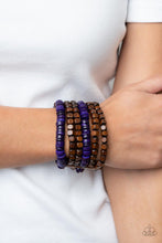 Load image into Gallery viewer, Fiji Fiesta Purple Bracelet