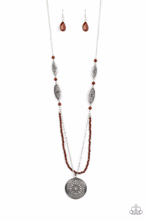 Garden of Grace Brown Necklace