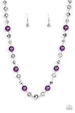 Load image into Gallery viewer, Decked Out Dazzle Purple Necklace
