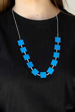 Load image into Gallery viewer, Hello, Material Girl Blue Necklace