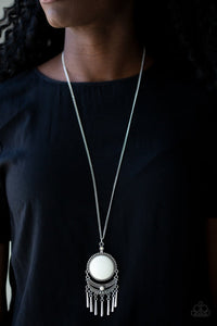 Rural Rustler White Necklace