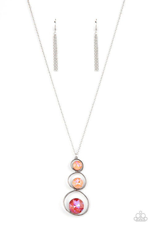 Celestial Courtier Orange Necklace