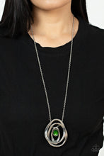 Load image into Gallery viewer, Luminous Labyrinth Green Necklace