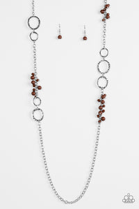 Wanderlust Way Brown Necklace