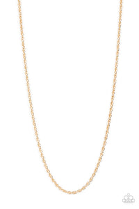 Industrial Interval Gold Necklace