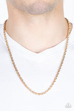 Load image into Gallery viewer, Industrial Interval Gold Necklace