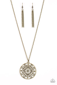 Mandala Melody Brass Necklace