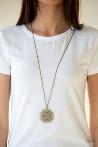 Mandala Melody Brass Necklace