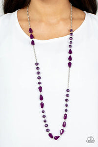 Juicy Gossip Purple Necklace
