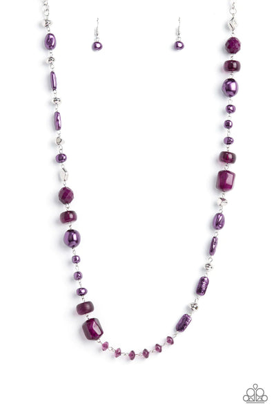 Juicy Gossip Purple Necklace