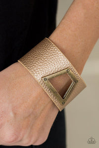 Power Play Brass Bracelet