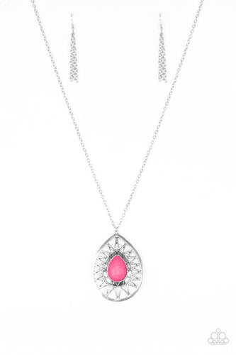 Summer Sunbeam Pink Necklace