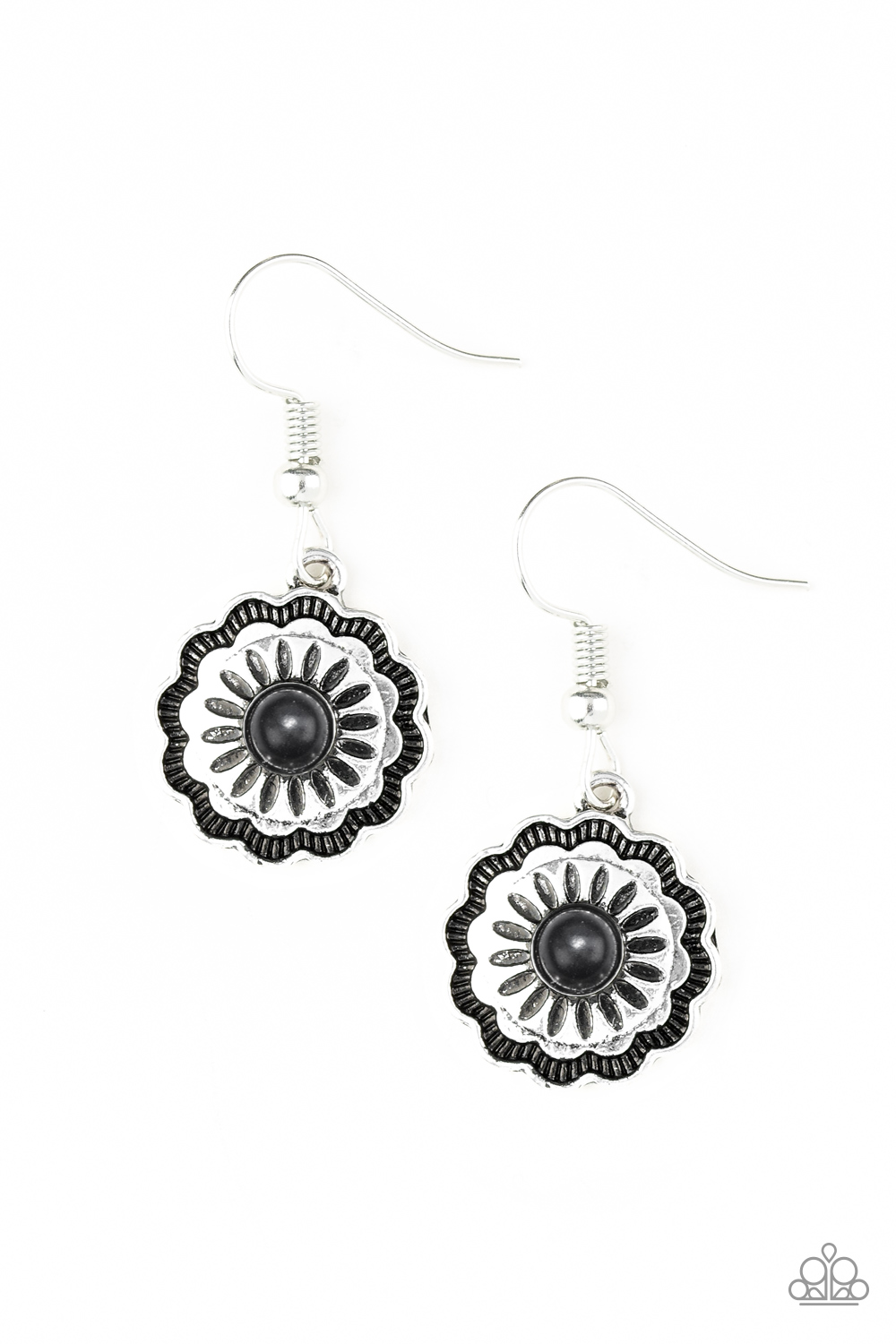 Badlands Buttercup Black Earring