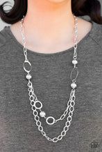 Load image into Gallery viewer, Mega Metal Silver Necklace