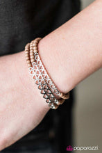 Load image into Gallery viewer, Love Charms Brown Bracelet