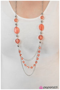 Keep Dreamin Orange Necklace