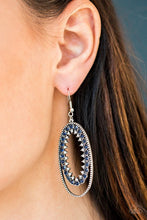 Load image into Gallery viewer, Marry Into Money Blue Earring