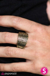 City Storm Brass Ring