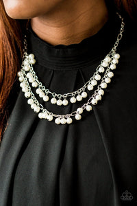 Beauty Shop Fashion White Necklace