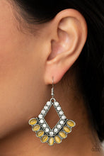 Load image into Gallery viewer, Just BEAM Happy Yellow Earring