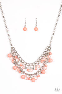 Bridal Party Orange Necklace