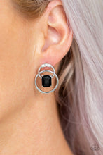 Load image into Gallery viewer, Dangerously Dapper Black Earring