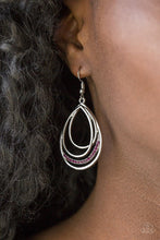 Load image into Gallery viewer, Start Each Day With Sparkle Purple Earring