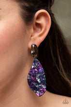 Load image into Gallery viewer, Fish Out Of Water Purple Earring