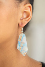 Load image into Gallery viewer, Walking On WATERCOLORS Blue Earring