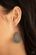 Load image into Gallery viewer, Castle Collection Blue Earring